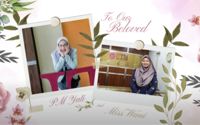 Terima Kasih Prof Madya Ir. Dr. Hayati Abdullah, dan Cik Hazwani Mohd Zahar